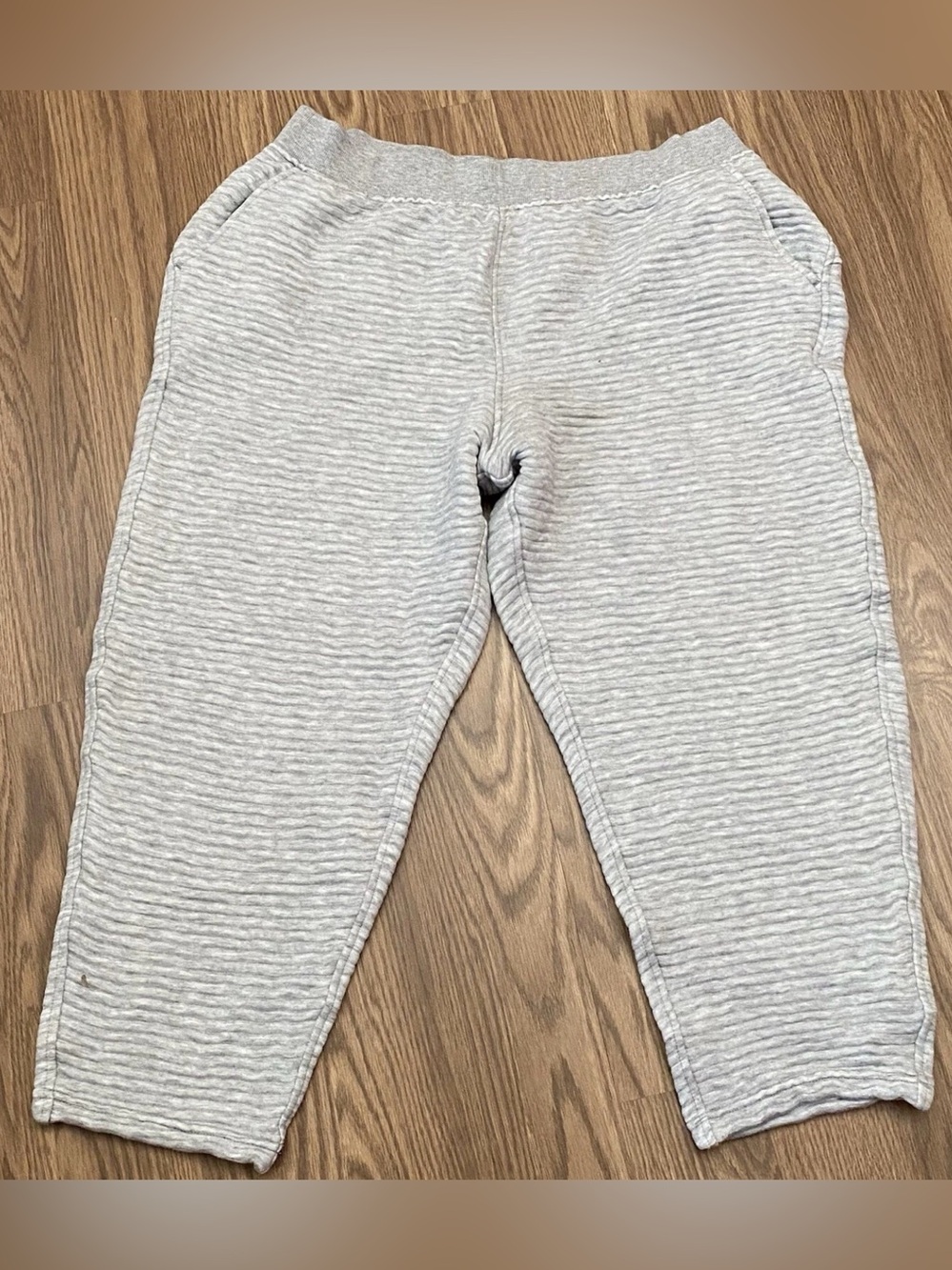 Athleta Women's XL Jogger Sweatpants Gray Heather Tencel Lyocell Elastic Waist